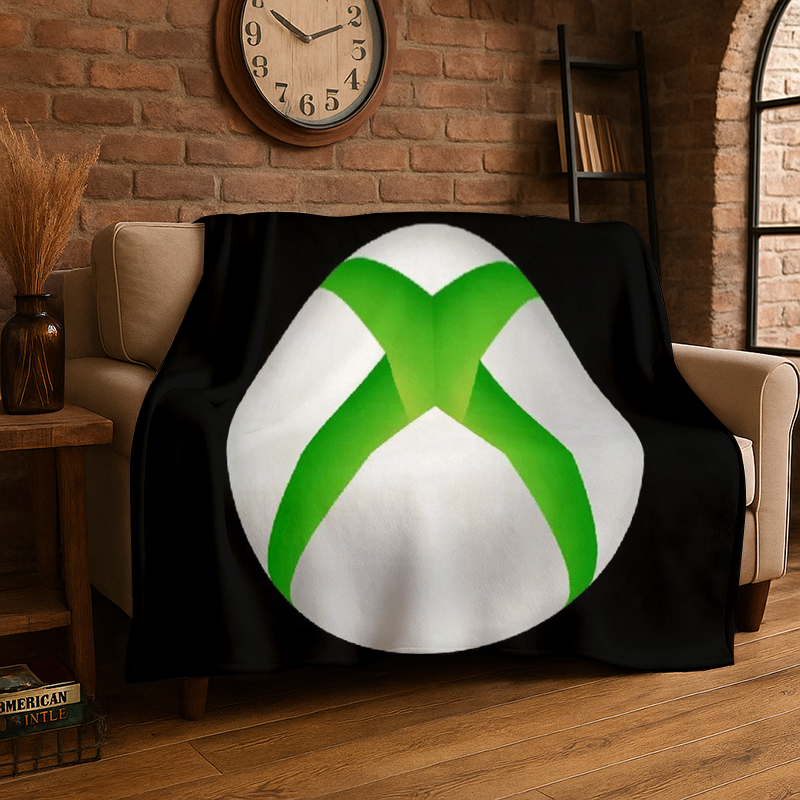 Retro Gaming Logo - retro Xbox Gaming Gamer Logo Flannel