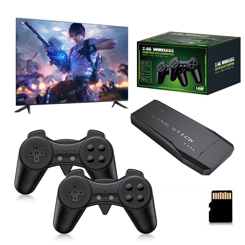 Retro Gaming Ps2 - Portable 4K Retro Game Stick Console