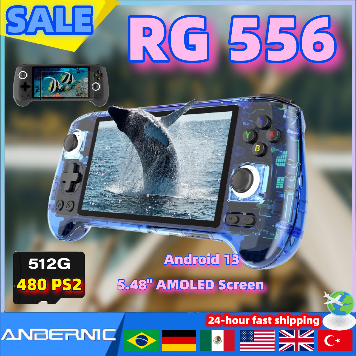 ANBERNIC RG556 Retro Video Gam - Retro Gaming Ps2 ulasan dan harga