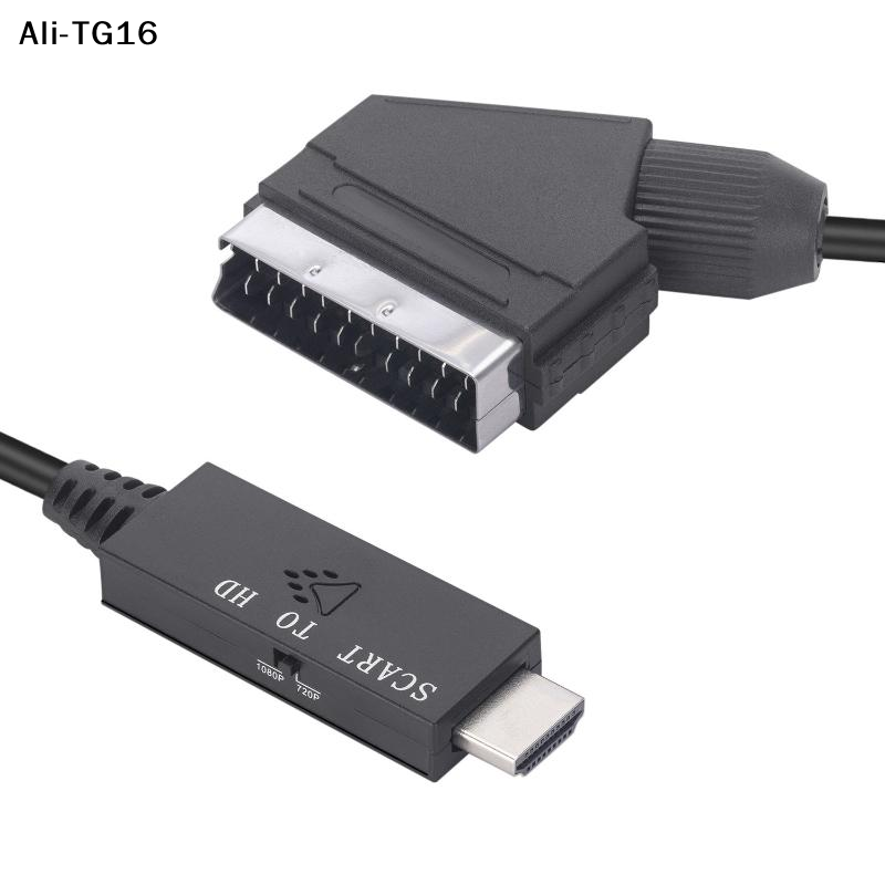 【ReA】1Set -Compatible Input To - Scart To Hdmi ulasan dan harga