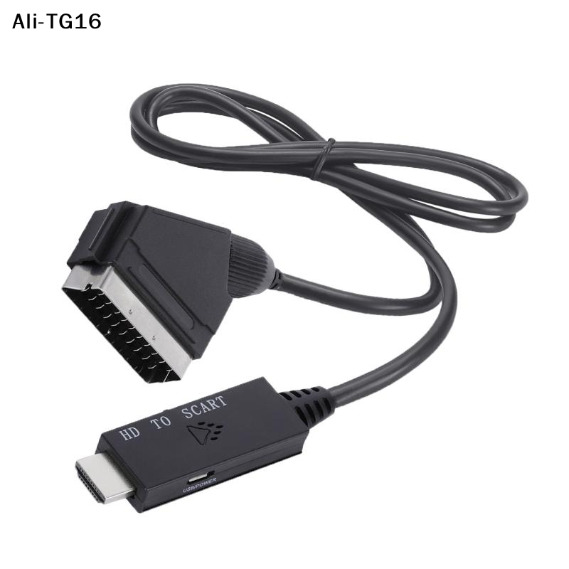 【ReA】1Set -Compatible Input To - Scart To Hdmi ulasan dan harga