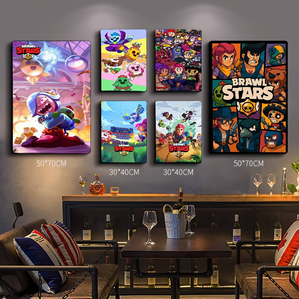 Anime Game Brawl Stars Movie S - Retro Gaming Art ulasan dan harga