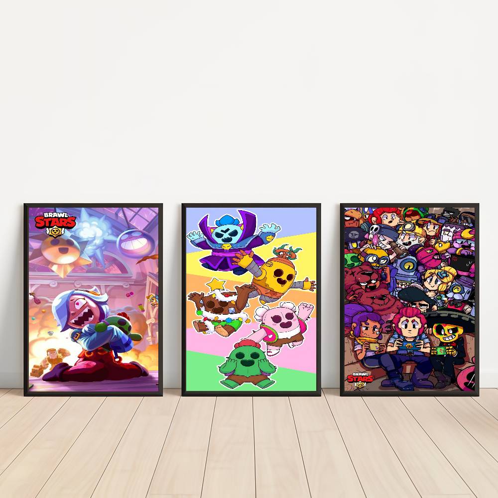 Anime Game Brawl Stars Movie S - Retro Gaming Art ulasan dan harga