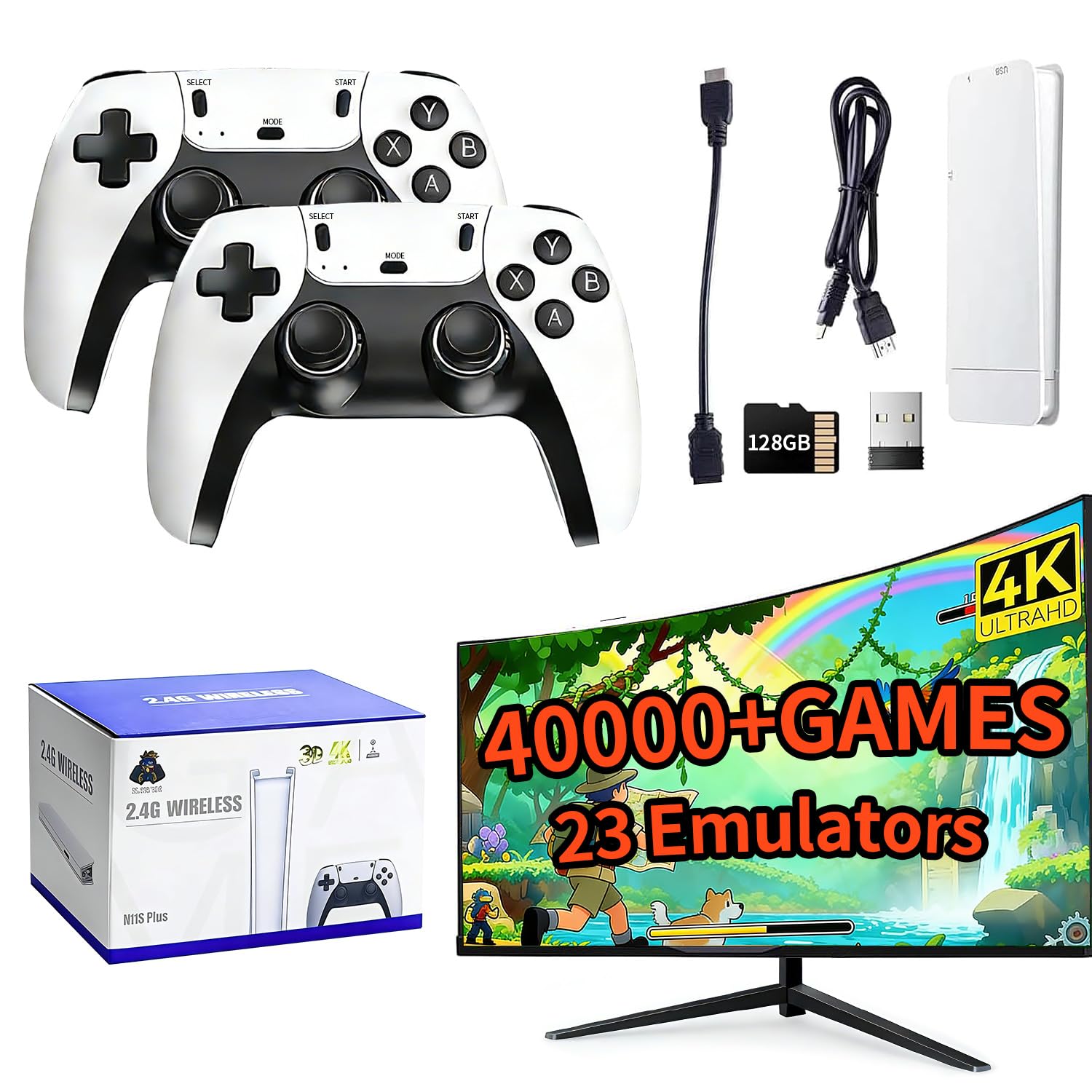 2026 Retro Gaming Console, 4K  - Retro Gaming Hdd ulasan dan harga