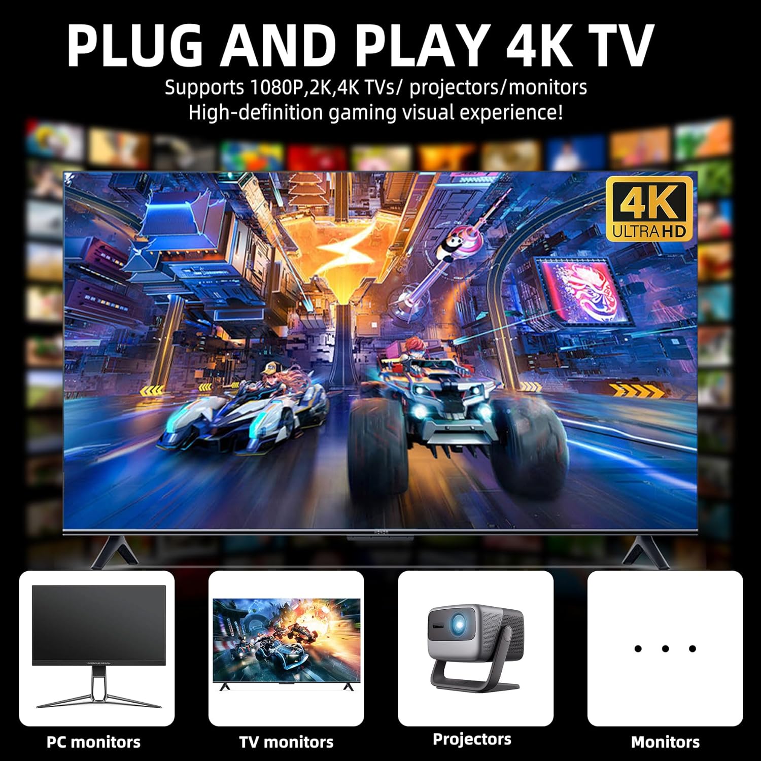 2026 Retro Gaming Console, 4K  - Retro Gaming Hdd ulasan dan harga