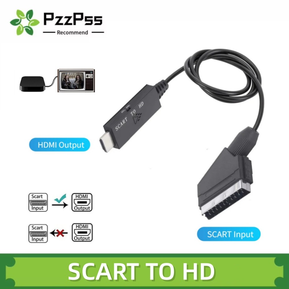 1M Scart to HDMI Converter Sca - Scart To Hdmi ulasan dan harga