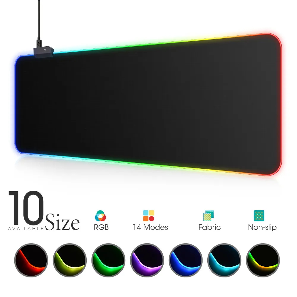 LED Light Mousepad RGB Keyboar - Retro Gaming Art ulasan dan harga