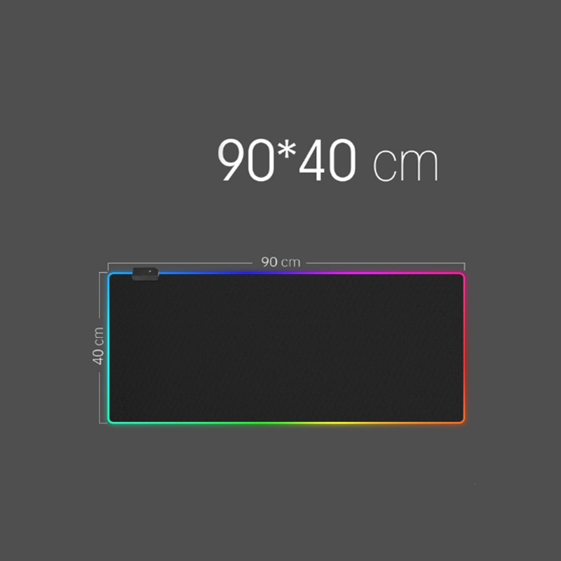 LED Light Mousepad RGB Keyboar - Retro Gaming Art ulasan dan harga