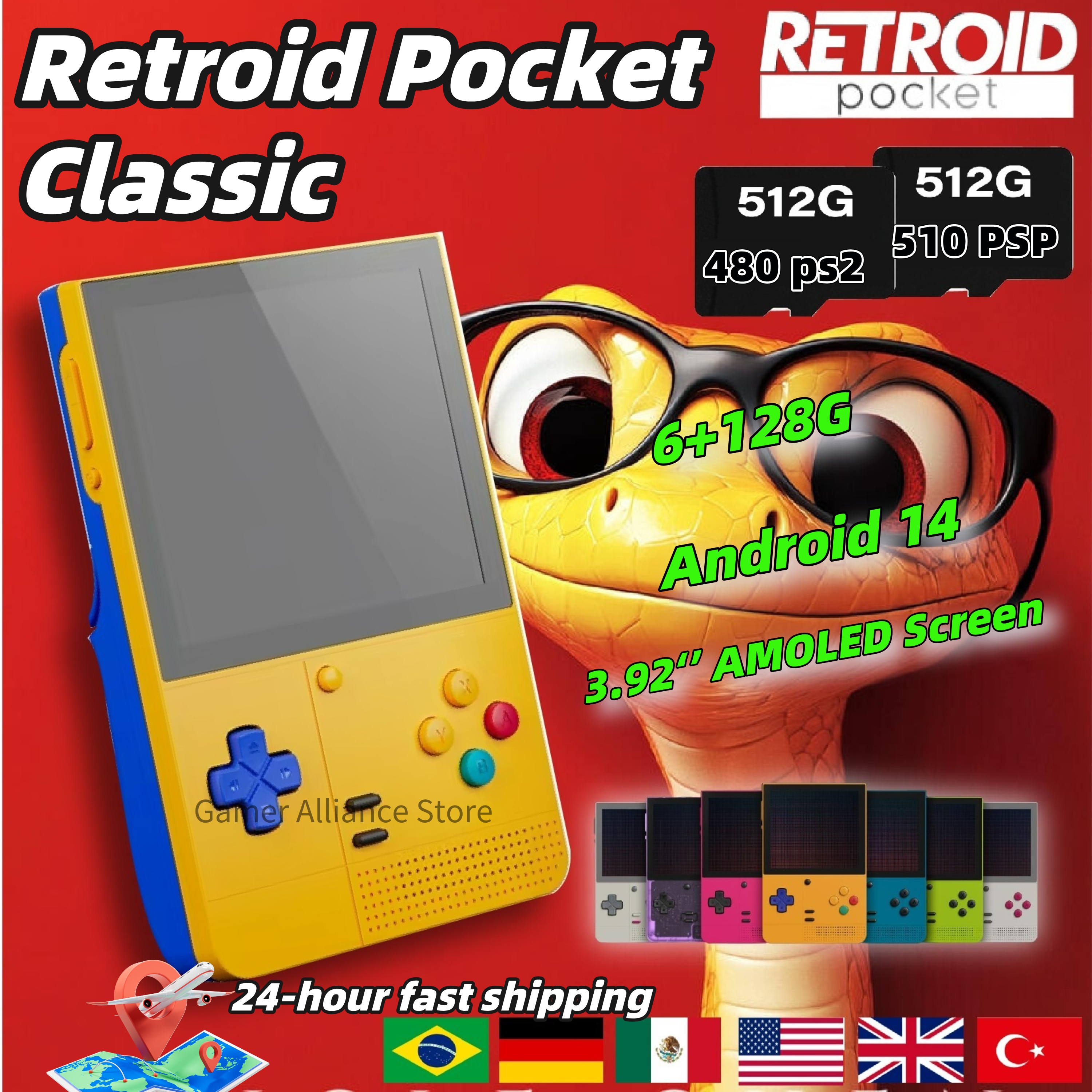 Retroid Pocket Classic RP Clas - Retro Gaming Ps2 ulasan dan harga