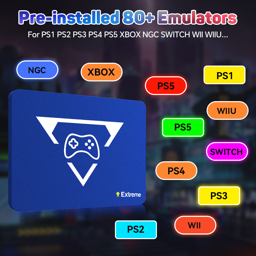 2TB Gaming Emulation Hard Driv - Retro Gaming Hdd ulasan dan harga