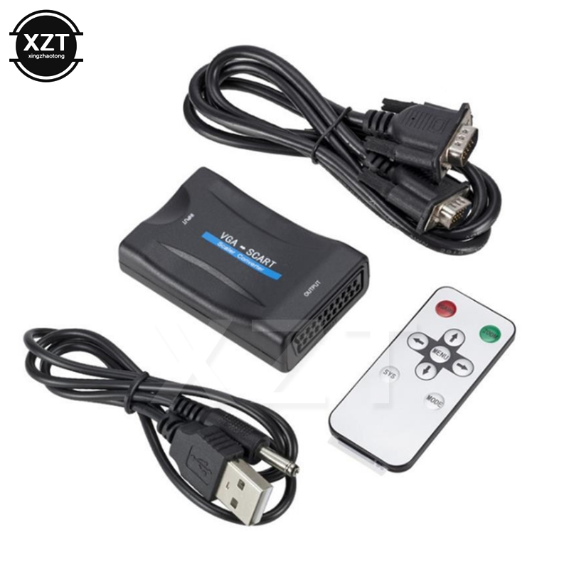 VGA to SCART Video Audio Conve - Controller Adapter Usb ulasan dan harga