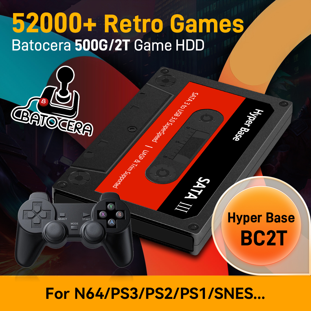 Batocera 500G/2T Emulator Game - Retro Gaming Hdd ulasan dan harga