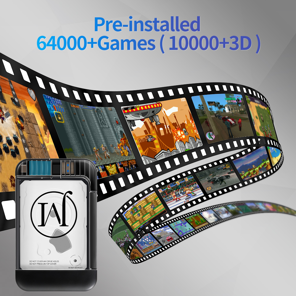 RETROBAT Portable 500G Gaming  - Retro Gaming Hdd ulasan dan harga