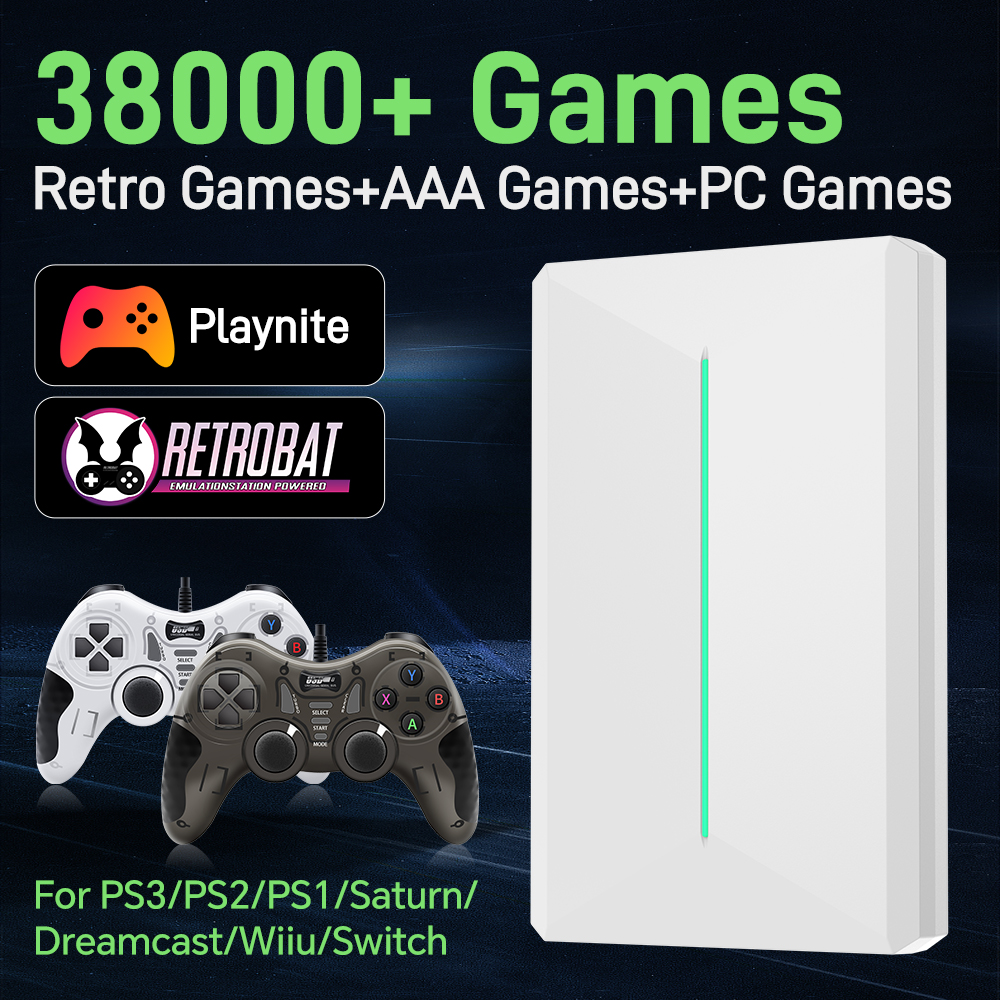 Playnite&Retrobat 500GB Game H - Retro Gaming Hdd ulasan dan harga