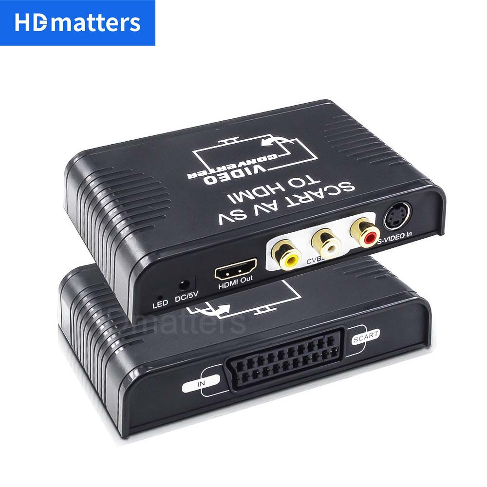 Scart to HDMI converter 3-in-1 - Scart To Hdmi ulasan dan harga