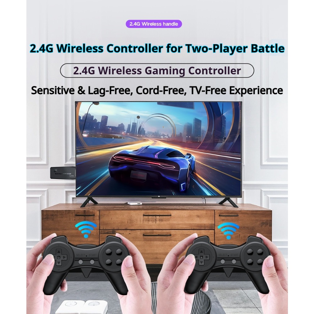 Portable 4K Retro Game Stick C - Retro Gaming Ps2 ulasan dan harga