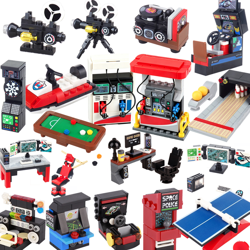 MOC City Street View Building  - Retro Gaming Console Gun ulasan dan harga