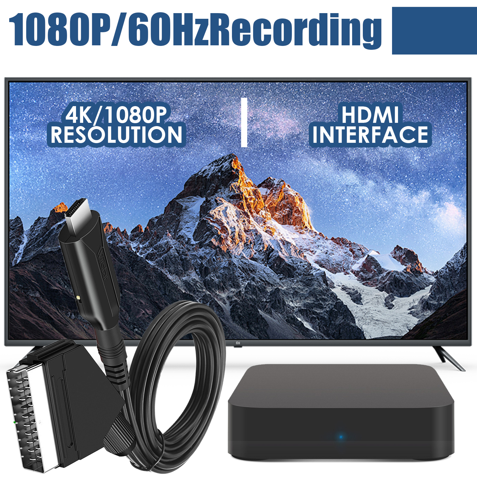 SCART To HDMI-compatible Adapt - Scart To Hdmi ulasan dan harga