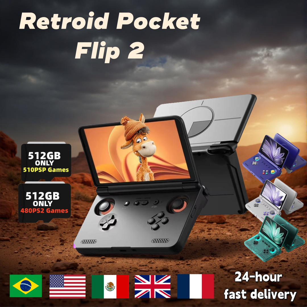 Retroid Pocket Flip 2 Retro Ha - Retro Gaming Ps2 ulasan dan harga