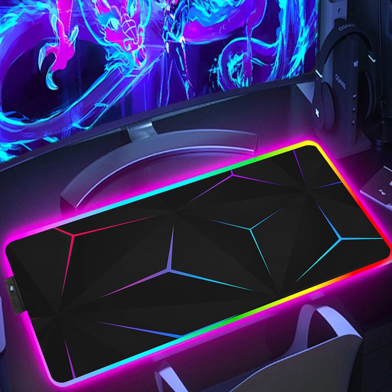 RGB Extended Hexagon Gaming Mo - Retro Gaming Art ulasan dan harga