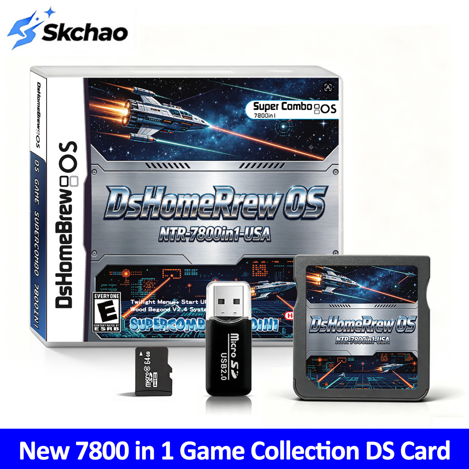 7800 in 1 DsHomeBrew Flash Car - Retro Gaming Fun ulasan dan harga