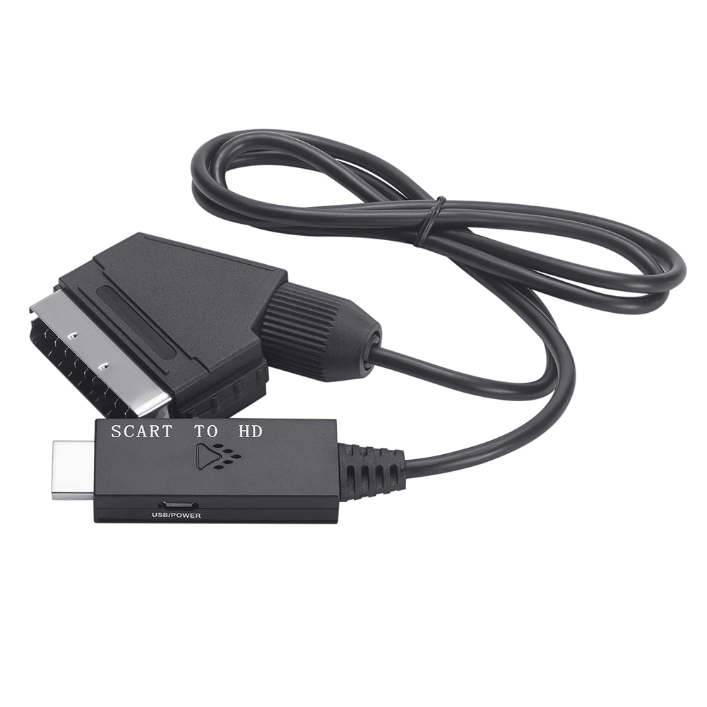 1m Video Converter Adapter Sca - Scart To Hdmi ulasan dan harga