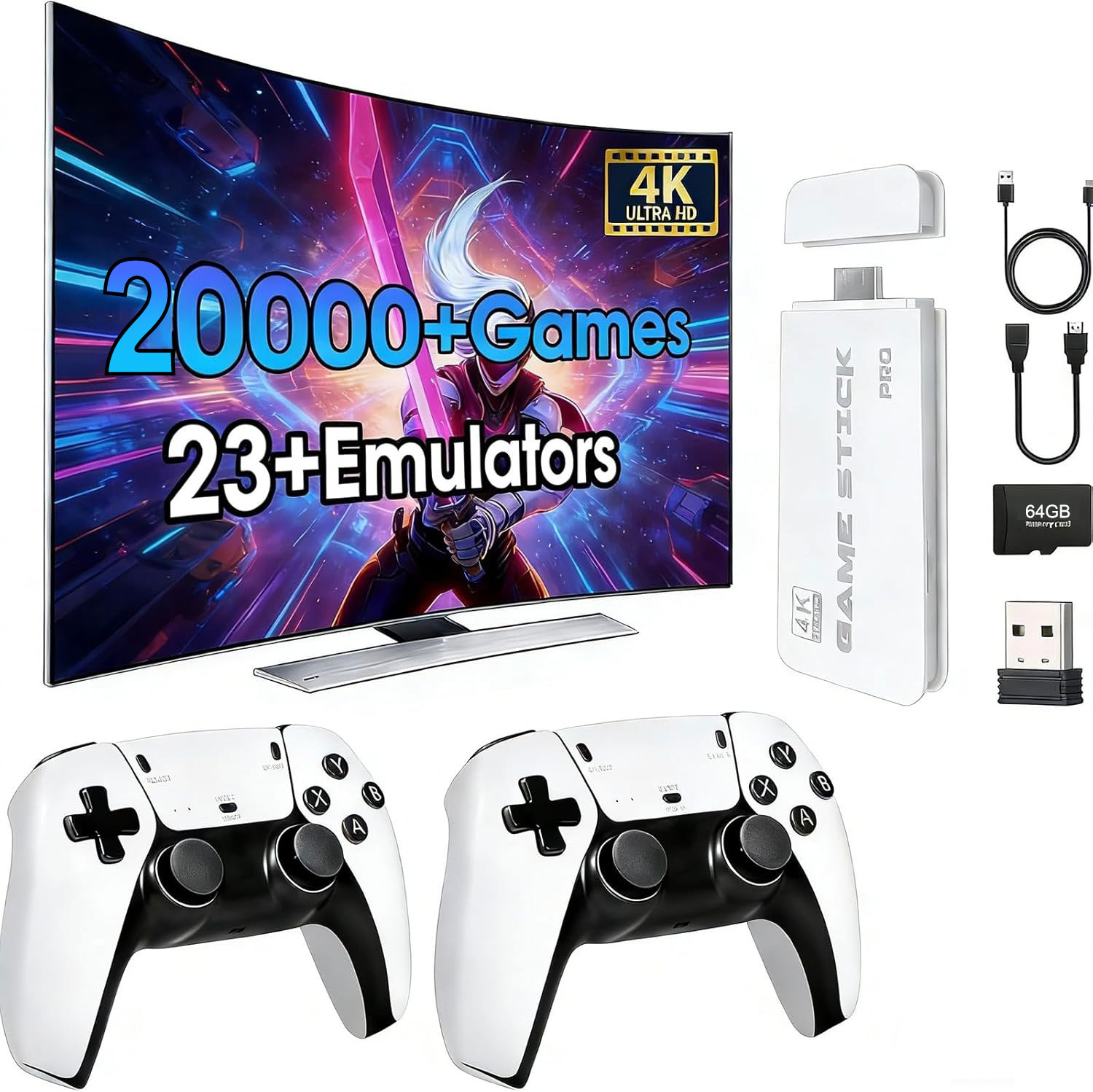 4K HDMI game controller, built - Retro Gaming With Projector ulasan dan harga