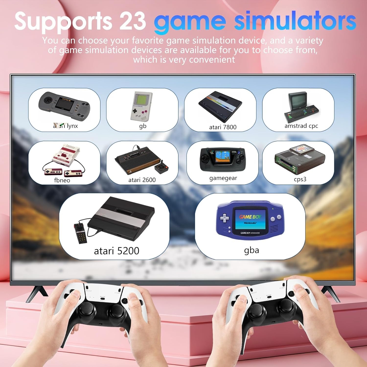 4K HDMI game controller, built - Retro Gaming With Projector ulasan dan harga