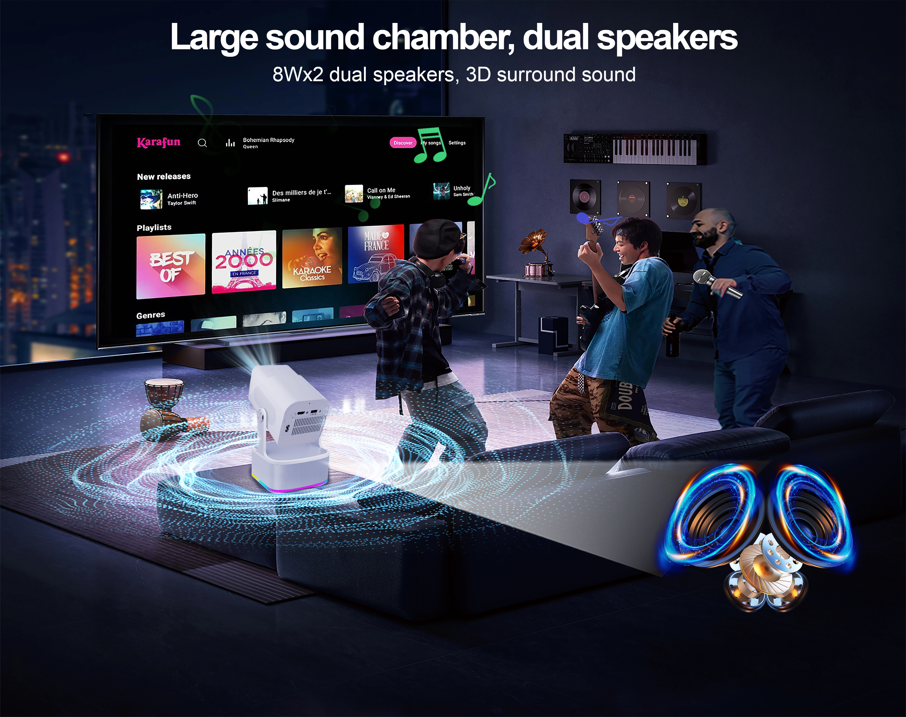 New Zoku HCS350PLUS Android Ga - Retro Gaming With Projector ulasan dan harga